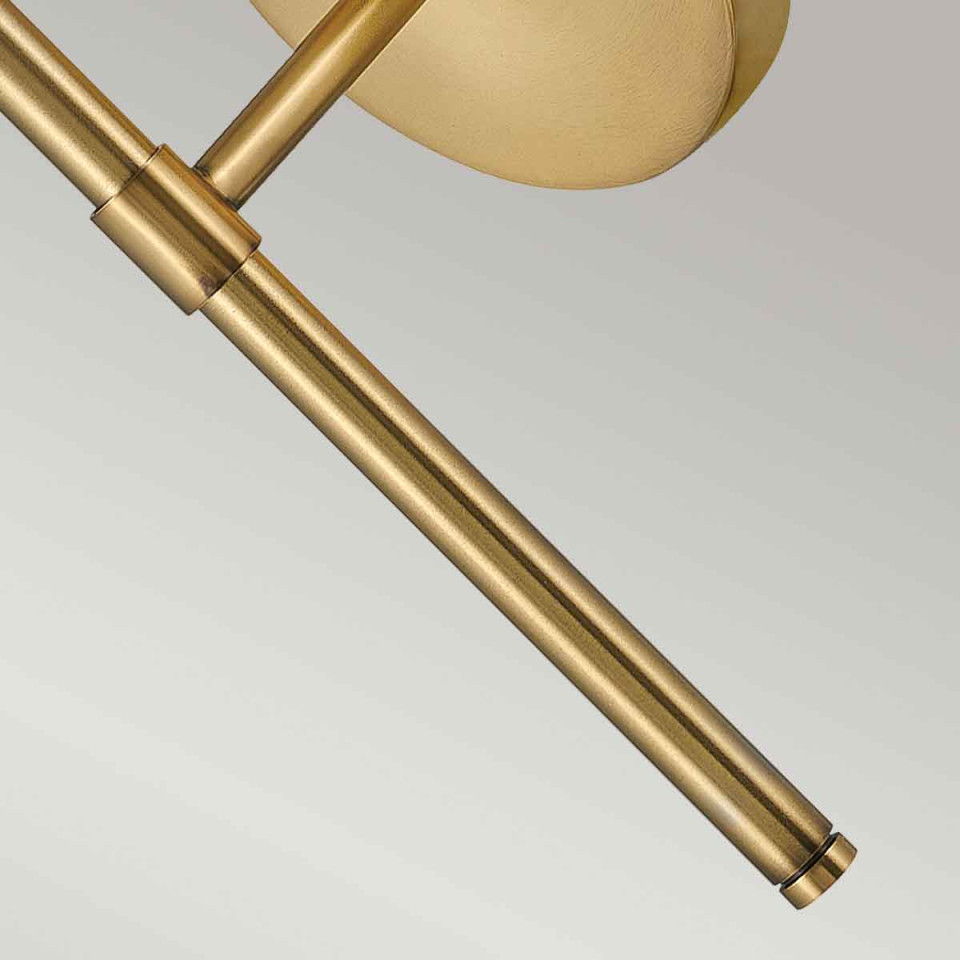 Hollis 1 Wall Lamp Brass/White 40.3cm IP44 Elstead Lighting Hollis 1 Wall Lamp Brass/White 40.3cm IP44