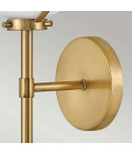 Hollis 1 Wall Lamp Brass/White 40.3cm IP44 Elstead Lighting Hollis 1 Wall Lamp Brass/White 40.3cm IP44