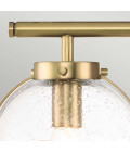 Hollis 3 Wall Lamp Brass/Clear 23cm IP44 Elstead Lighting Hollis 3 Wall Lamp Brass/Clear 23cm IP44