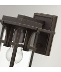 Manhattan 1-Lt Small Outdoor Wall Light Bronze/Clear 29.8cm IP44