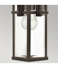 Manhattan 1-Lt Outdoor Ceiling Light Bronze/Clear 18.4cm IP23