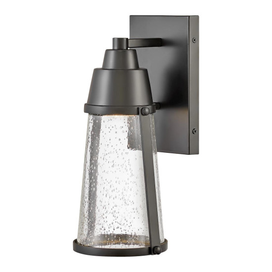 Miles 1-Lt Outdoor Wall Light Black/Clear 30.7cm Miles 1-Lt Outdoor Wall Light Black/Clear 30.7cm