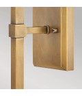 Moore 1-ljus vägglampa mässing/offwhite 45,6 cm