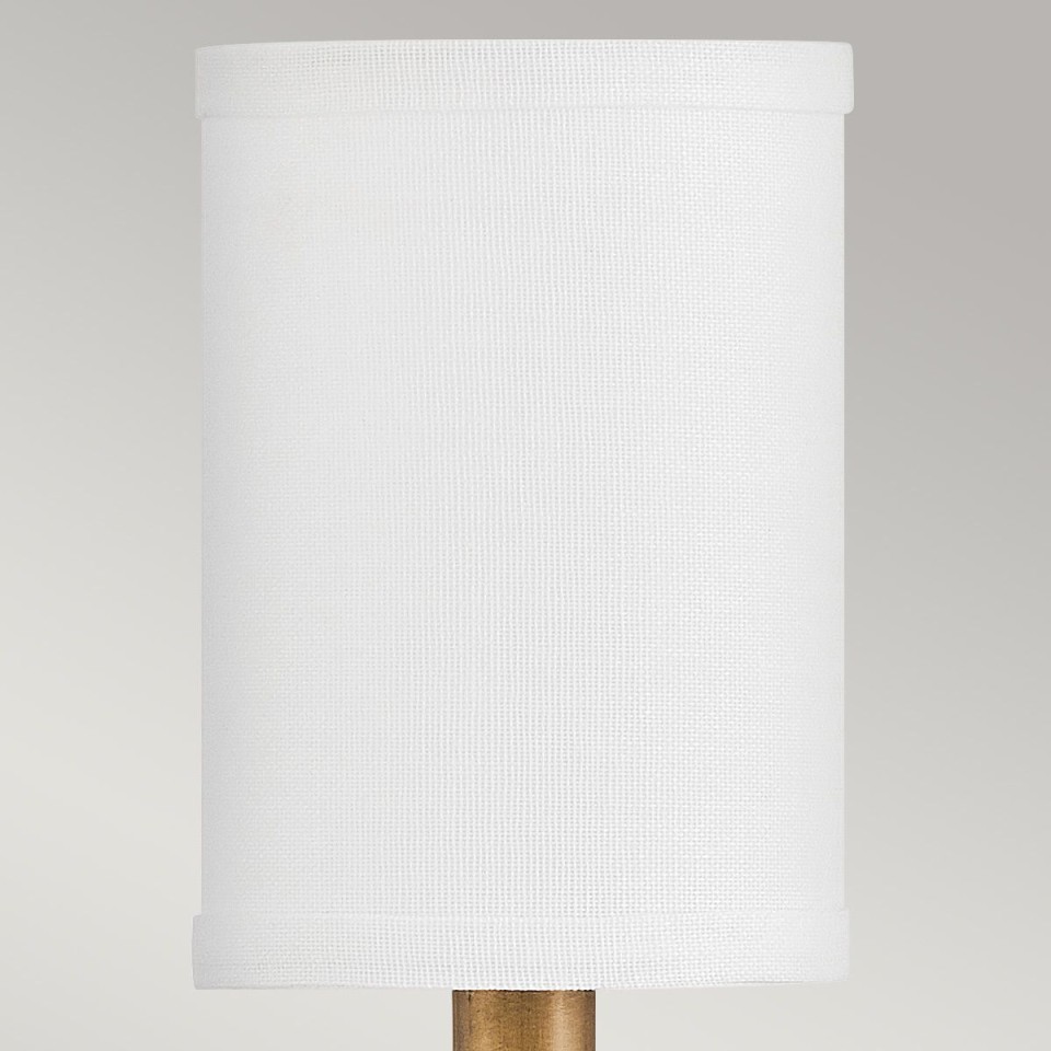 Moore 1-ljus vägglampa mässing/offwhite 45,6 cm