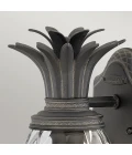 Plantation 1-Ljus Utomhusvägglampa Svart/Glas 35,6cm IP44