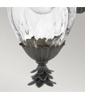 Plantation 1-Ljus Utomhusvägglampa Svart/Glas 35,6cm IP44