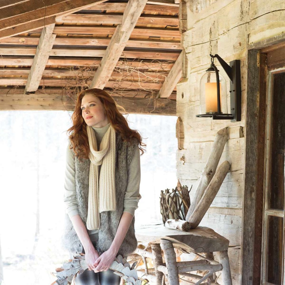 Quincy 1-Lt Medium Outdoor Wall Light Oil Rubbed Bronze/Glass 42.5cm IP44