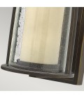Quincy 1-Lt Small Outdoor Wall Light Oil Rubbed Bronze/Glass 34.3cm IP44