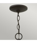 Quincy 1-Lt utomhus taklampa oljeborstad brons/glas 23,5cm IP44