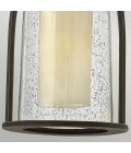 Quincy 1-Lt utomhus taklampa oljeborstad brons/glas 23,5cm IP44