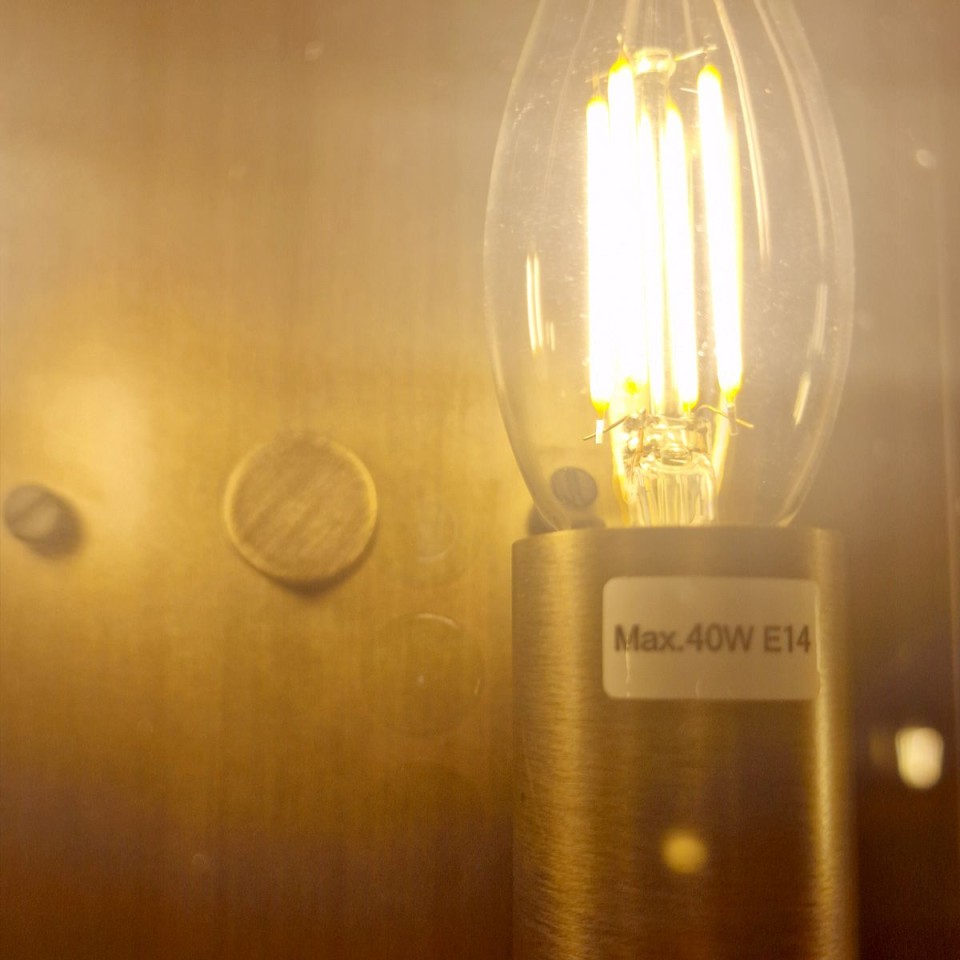 Sag Harbor 2-Lt Medium Outdoor Wall Light Black/Clear 41.9cm IP44