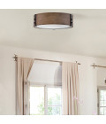 Sawyer utomhus plafond sequoia trä/rost järn 38 cm IP44 Hinkley Lighting Sawyer utomhus plafond sequoia trä/rost järn 38 cm IP44