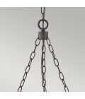 Sawyer 6-ljus utomhus ljuskrona sequoia trä/rost järn 61 cm IP44 Hinkley Lighting Sawyer 6-ljus utomhus ljuskrona sequoia trä/rost järn 61 cm IP44