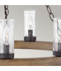 Sawyer 9-ljus utomhus ljuskrona sequoia trä/rost järn 76,2 cm IP44 Hinkley Lighting Sawyer 9-ljus utomhus ljuskrona sequoia trä/rost järn 76,2 cm IP44
