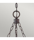 Sawyer 9-ljus utomhus ljuskrona sequoia trä/rost järn 76,2 cm IP44 Hinkley Lighting Sawyer 9-ljus utomhus ljuskrona sequoia trä/rost järn 76,2 cm IP44