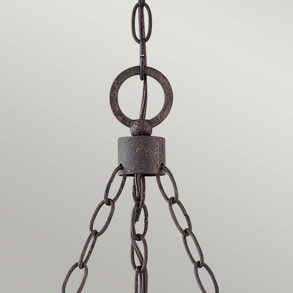 Sawyer 9-ljus utomhus ljuskrona sequoia trä/rost järn 76,2 cm IP44 Hinkley Lighting Sawyer 9-ljus utomhus ljuskrona sequoia trä/rost järn 76,2 cm IP44