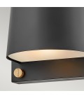 Scout 1-Lt Small Outdoor Wall Light Black 16.5cm IP44