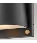 Scout 1-Lt Small Outdoor Wall Light Black 16.5cm IP44