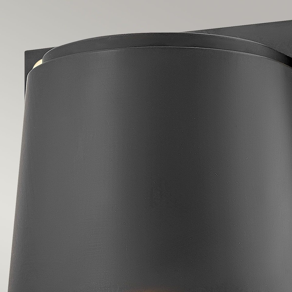 Scout 1-Lt Small Outdoor Wall Light Black 16.5cm IP44