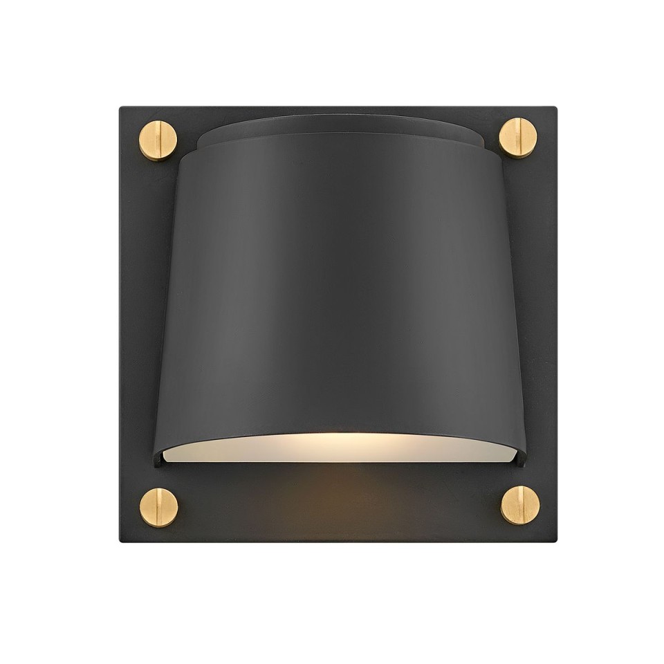 Scout 1-Lt Small Outdoor Wall Light Black 16.5cm IP44