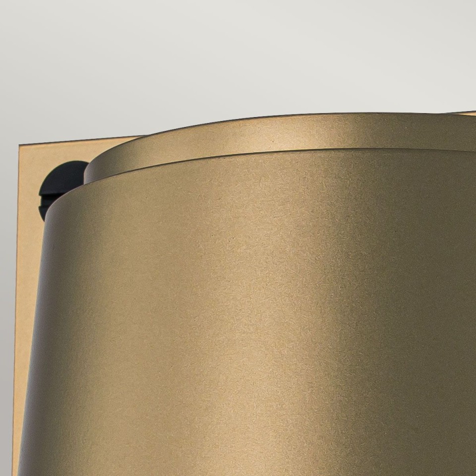 Scout 1-Lt Small Outdoor Wall Light Heritage Brass 16.5cm IP44