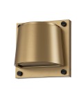 Scout 1-Lt Small Outdoor Wall Light Heritage Brass 16.5cm IP44