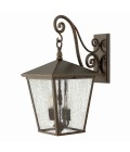 Trellis 4-Lt Large Outdoor Wall Light Regency Bronze/Glass 56.5cm IP44