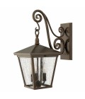 Trellis 3-Lt medium utomhus vägglampa regency-brons/glas 50,2cm IP44