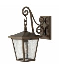 Trellis 1-Lt Small Outdoor Wall Light Regency Bronze/Glass 38.7cm IP44