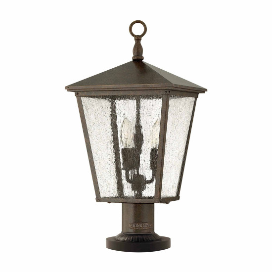 Trellis 3-Lt utomhus portlykta regency-brons/glas 58,4cm IP44 Trellis 3-Lt utomhus portlykta regency-brons/glas 58,4cm IP44