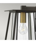 Walker 1-Lt medium utomhus vägglampa buckeye brons/klar 31,2 cm