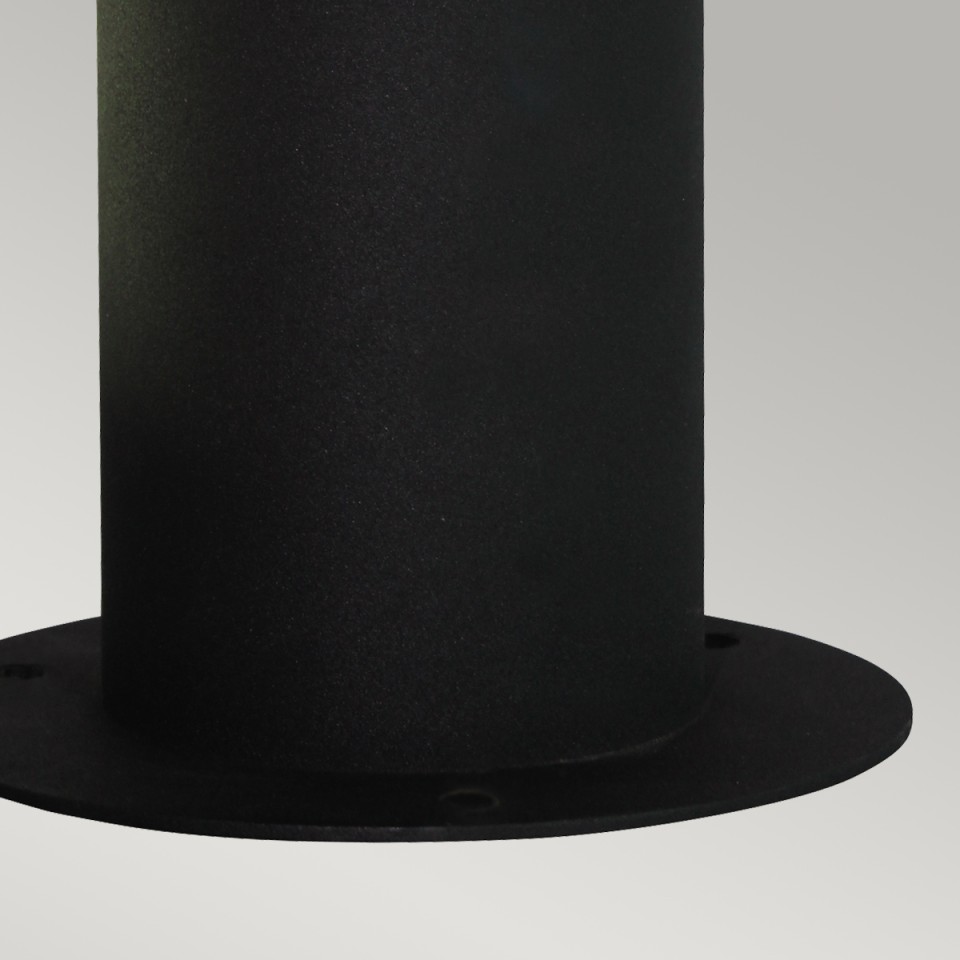 Hornbaek 1-Lt Outdoor Pedestal Light Black 30.7cm