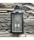 Kendal 2-Lt Outdoor Wall Light Old Bronze/Glass 46cm IP44