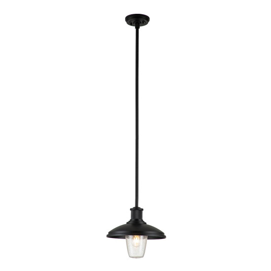 Allenbury 1-Lt Outdoor Ceiling Light Black/Clear 30.5cm IP44 Allenbury 1-Lt Outdoor Ceiling Light Black/Clear 30.5cm IP44