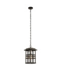 Beacon Square 1-Lt Outdoor Ceiling Light Olde Bronze/Glass 16.5cm IP44