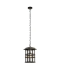 Beacon Square 1-Lt utomhus taklampa oljebrons/glas 16,5cm IP44
