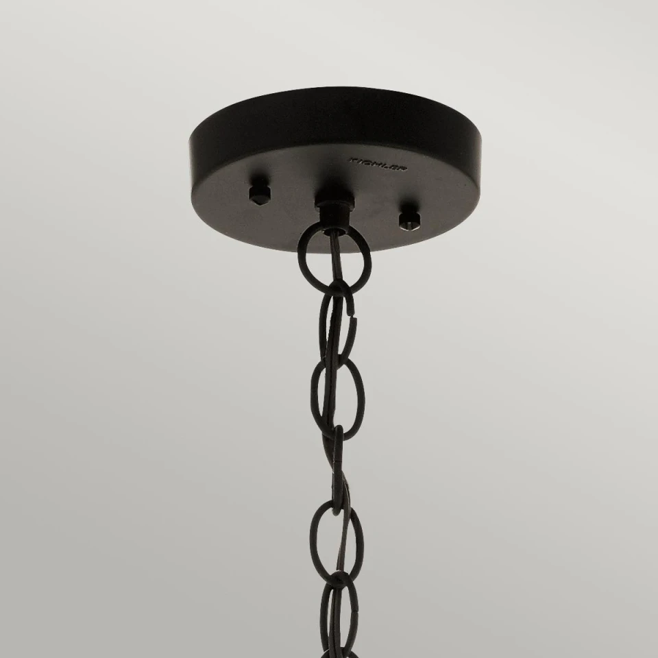 Beacon Square 1-Lt utomhus taklampa oljebrons/glas 16,5cm IP44