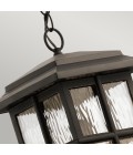 Beacon Square 1-Lt Outdoor Ceiling Light Olde Bronze/Glass 16.5cm IP44