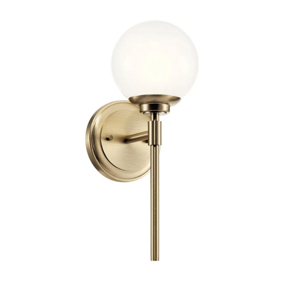 Benno 1-lt bathroom wall light champagne bronze 34.8 cm IP44 Benno 1-lt bathroom wall light champagne bronze 34.8 cm IP44