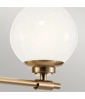 Benno 2-lt bathroom wall light champagne bronze 37.3 cm IP44 Kichler Benno 2-lt bathroom wall light champagne bronze 37.3 cm IP44