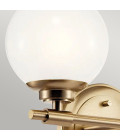 Benno 2-lt bathroom wall light champagne bronze 37.3 cm IP44 Kichler Benno 2-lt bathroom wall light champagne bronze 37.3 cm IP44