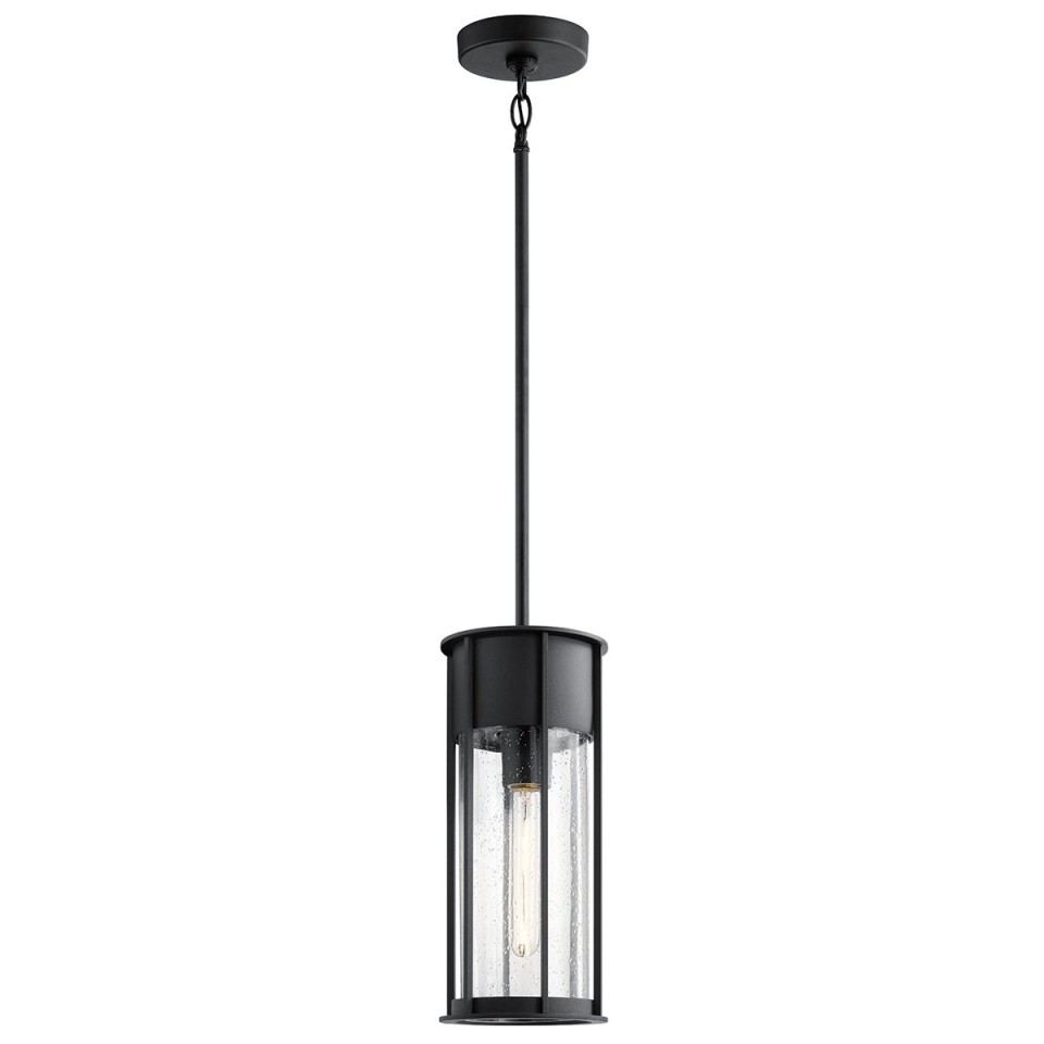 Camillo 1-Lt utomhus taklampa svart/klar 15,2cm IP44