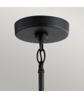 Camillo 1-Lt utomhus taklampa svart/klar 15,2cm IP44