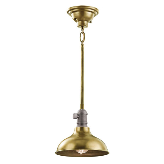 Cobson 1-Lt Mini Ceiling Lamp Natural Brass 20.3cm Cobson 1-Lt Mini Ceiling Lamp Natural Brass 20.3cm
