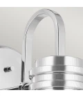 Farum 1-ljus vägglampa polerad krom 24 cm IP44