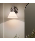 Farum 1-ljus vägglampa polerad krom 24 cm IP44 Kichler Farum 1-ljus vägglampa polerad krom 24 cm IP44