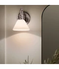 Farum 1-ljus vägglampa polerad krom 24 cm IP44