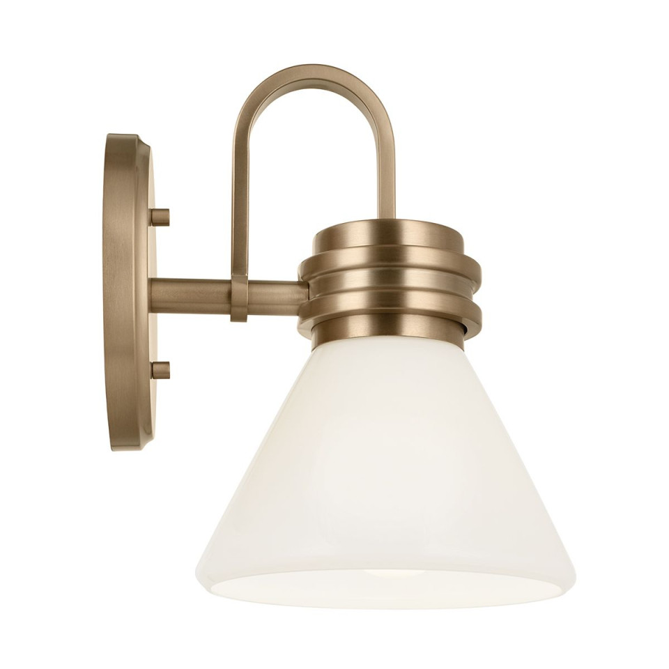 Farum 1-ljus vägglampa champagne brons 24 cm IP44 Kichler Farum 1-ljus vägglampa champagne brons 24 cm IP44