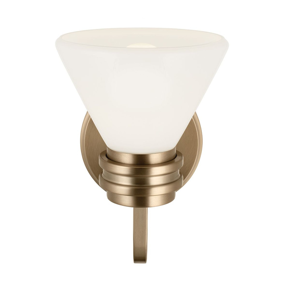 Farum 1-ljus vägglampa champagne brons 24 cm IP44 Kichler Farum 1-ljus vägglampa champagne brons 24 cm IP44