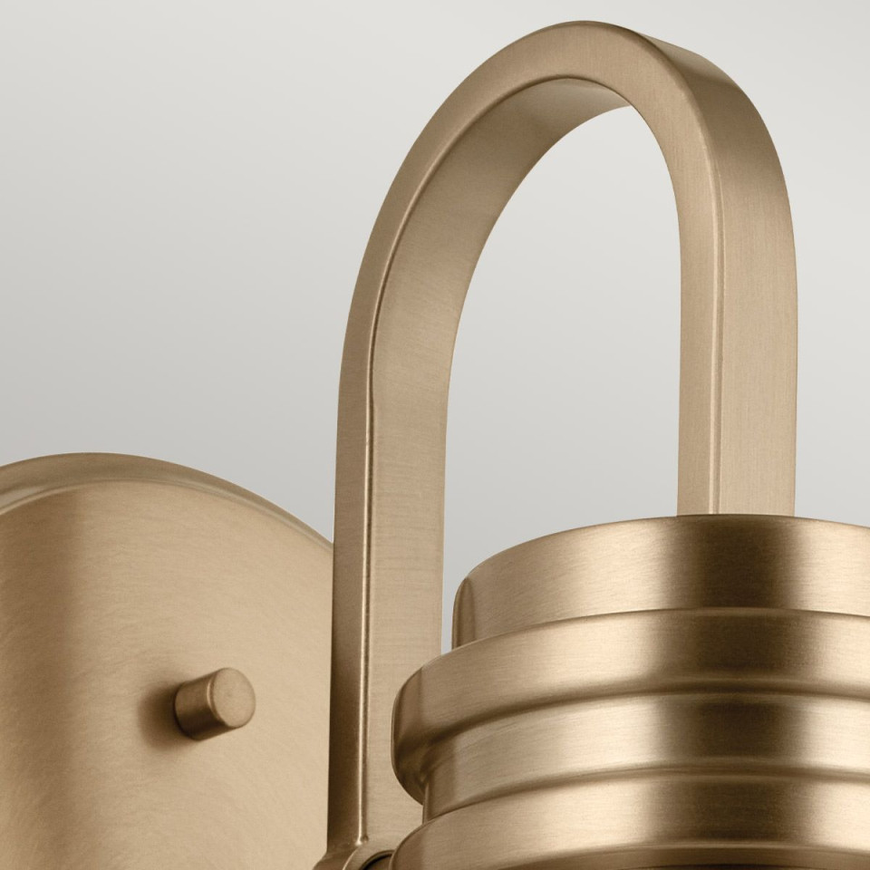 Farum 1-ljus vägglampa champagne brons 24 cm IP44 Kichler Farum 1-ljus vägglampa champagne brons 24 cm IP44